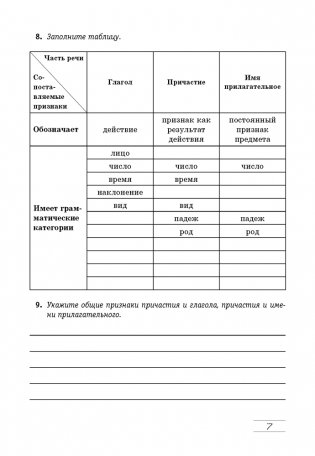 Русский язык 8 класс. Рабочая тетрадь фото книги 6