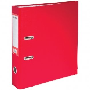 Папка-регистратор "Mega Top", 70 мм, бумвинил, красная фото книги