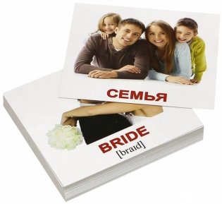 Комплект мини-карточек "Family/Семья" фото книги