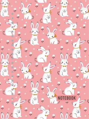 Тетрадь. Розовые кролики фото книги