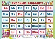 Плакат "Русский алфавит" фото книги