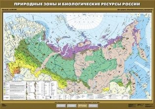 Природные зоны и биологические ресурсы России. Плакат фото книги