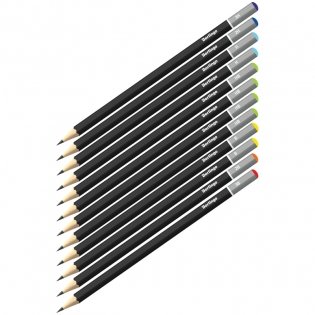 Набор чернографитных карандашей, 3H-3B, 12 штук, заточенные фото книги 2