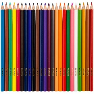 Карандаши цветные "Классические", 24 цвета фото книги 2