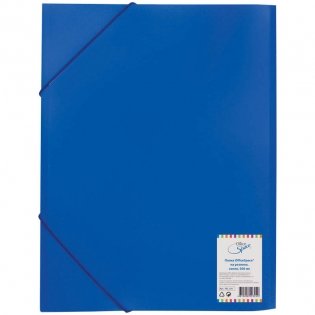 Папка "OfficeSpace", на резинке (синяя) фото книги