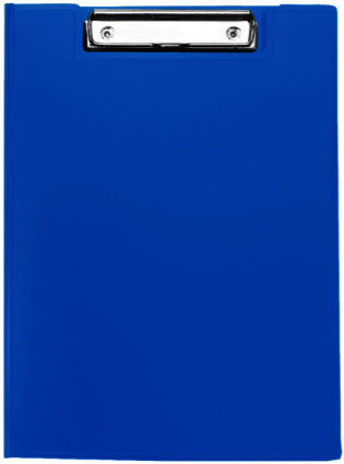 Папка-планшет с зажимом, А4, синяя фото книги