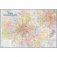 Большая настенная административная карта Москвы и Московской области, 1:170 000 фото книги маленькое 2