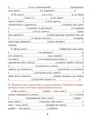 Русский язык. Тренажёр по орфографии и пунктуации. 5 класс (2-е издание) фото книги 9