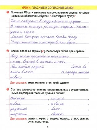 Русский язык. Тетрадь для закрепления знаний. 3 класс фото книги 2