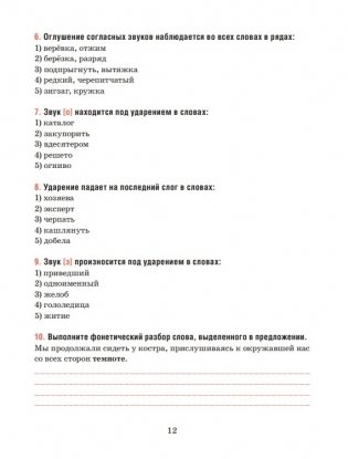 Русский язык. Тесты для тематического и итогового контроля. 10 класс фото книги 11