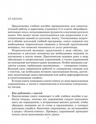 Русский язык на "отлично". 5 класс фото книги 4