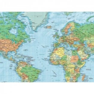 Настольная политическая карта мира, 1:69 млн фото книги 2