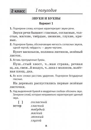 Русский язык. Тематический контроль. 2–4 классы фото книги 2
