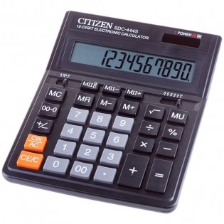 Калькулятор настольный "Citizen, SDC-444S",12 разрядов фото книги 2