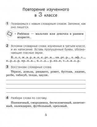 Русский язык. 4 класс. Волшебная тетрадь фото книги 4