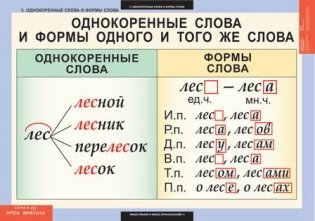 Комплект таблиц. Русский язык. 2 класс. 8 таблиц фото книги 2