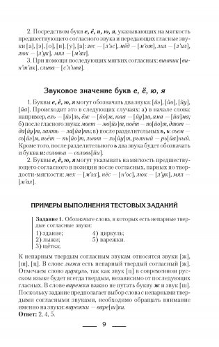 Русский язык. Пособие для подготовки к обязательному централизованному тестированию фото книги 8