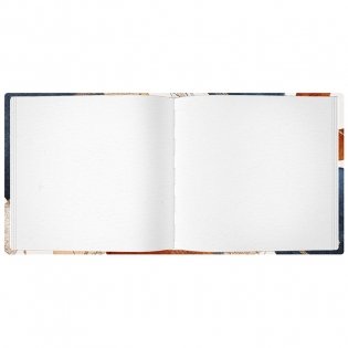 Скетчбук для акварели 32л., 190*190мм 7БЦ Полином "Fine Line", 200г/м2, на резинке фото книги 2
