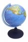 Глобус Земли, физико-политический с подсветкой, 210 мм фото книги маленькое 2
