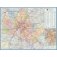 Настенная административная карта Московской области, 1:270 000 фото книги маленькое 2