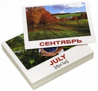 Комплект мини-карточек "Calendar/Календарь" фото книги