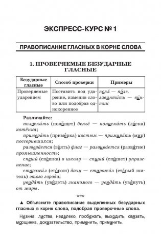Русский язык. Экспресс-курсы по орфографии фото книги 8