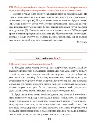 Русский язык. Тренажёр по орфографии и пунктуации. 5 класс (2-е издание) фото книги 2