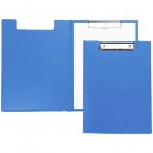 Папка-планшет с зажимом, А4, синяя фото книги 2
