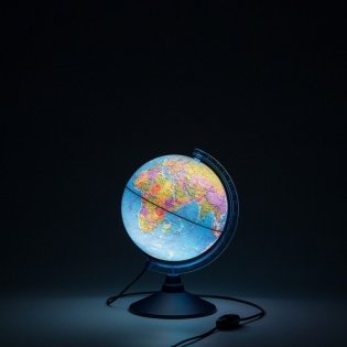 Глобус Земли интерактивный, политический, с подсветкой, с очками VR, 210 мм фото книги 2