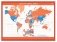 Скретч-карта мира А2 "Премиум", бело-оранжевая фото книги маленькое 2