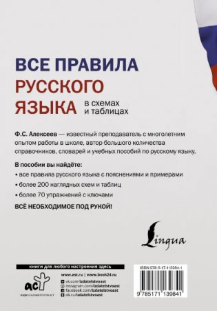 Все правила русского языка в схемах и таблицах фото книги 2