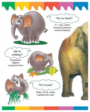 Дикие животные, книга для детей 3-7 лет фото книги 5