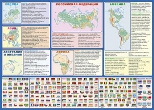 Планшетная двусторонняя политическая "Карта Мира" фото книги 2