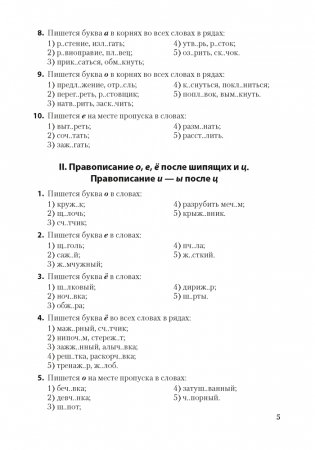 Русский язык. Централизованное тестирование. Тренажёр фото книги 2