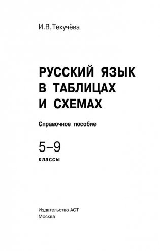 Русский язык в таблицах и схемах. 5-9 классы фото книги 2