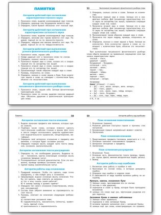 Русский язык в алгоритмах и схемах. ФГОС фото книги 4