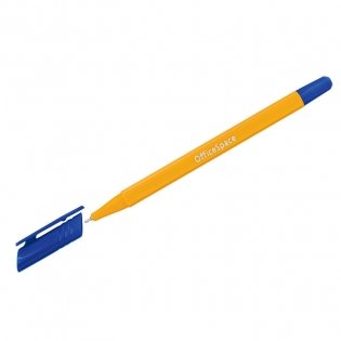 Ручка шариковая OfficeSpace "xTrio", синяя фото книги