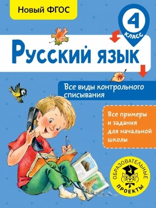Русский язык. Все виды контрольного списывания. 4 класс фото книги