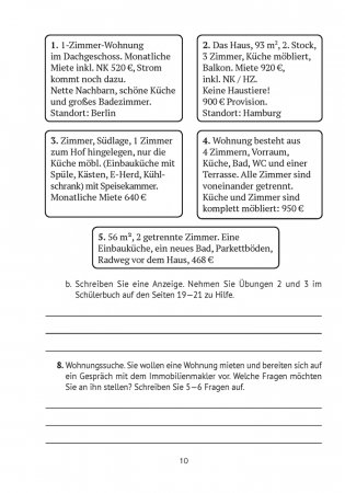 Немецкий язык. 10 класс. Рабочая тетрадь фото книги 9