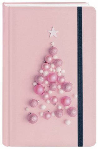 Блокнот с резинкой "Pink Christmas tree" фото книги 2