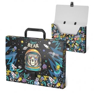 Портфель пластиковый "Space Bear", A4 фото книги