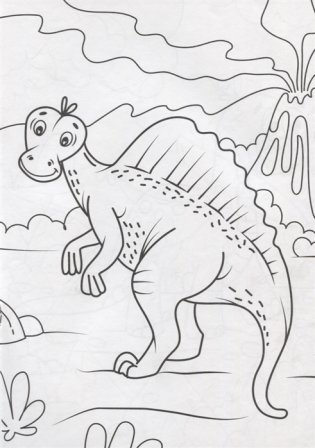 Мир динозавров. Раскраска фото книги 5