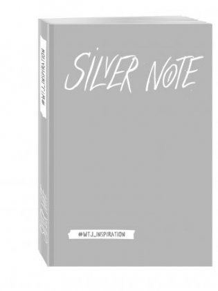 Креативный блокнот с серебряными страницами. Silver Note фото книги