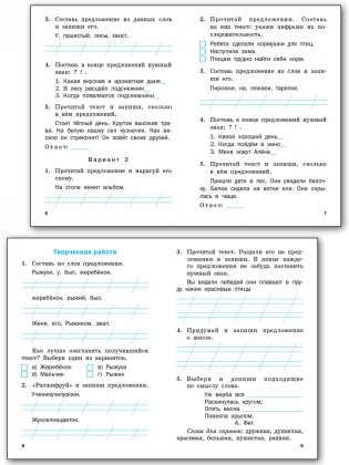 Проверочные и контрольные работы по русскому языку. 1 класс фото книги 3