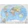 Карта настольная двусторонняя "Мир и Россия", 49х34 см фото книги маленькое 2