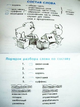 Правила по русскому языку для начальных классов фото книги 5