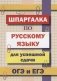 Шпаргалка по русскому языку для успешной сдачи ОГЭ и ЕГЭ фото книги маленькое 2