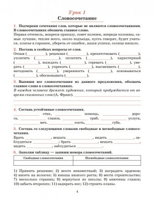 Русский язык. Тетрадь для повторения и закрепления. 8 класс фото книги 5