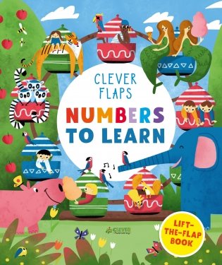 Numbers To Learn. Учим числа. Книжка с клапанами фото книги