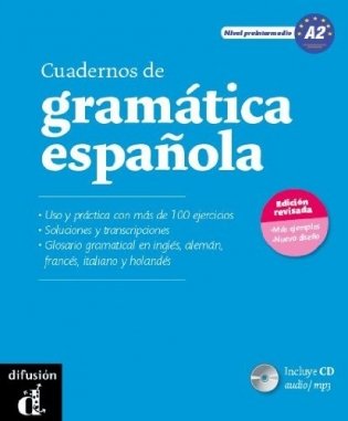 Cuadernos de gramatica espanola A2 (+ Audio CD) фото книги